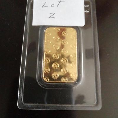 Sale Photo Thumbnail #5: Argor-Heraeus 1 oz Gold bar.