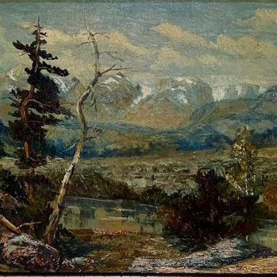 Original Oil Painting By Joseph Raphael
