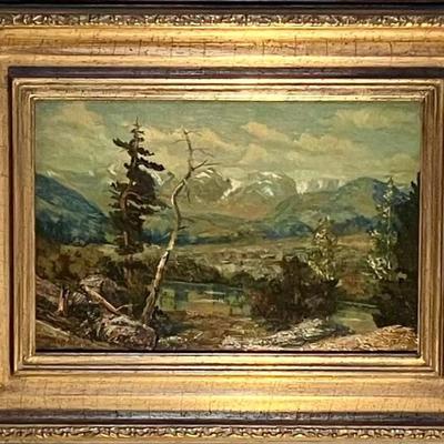 Original Oil Painting By Joseph Raphael