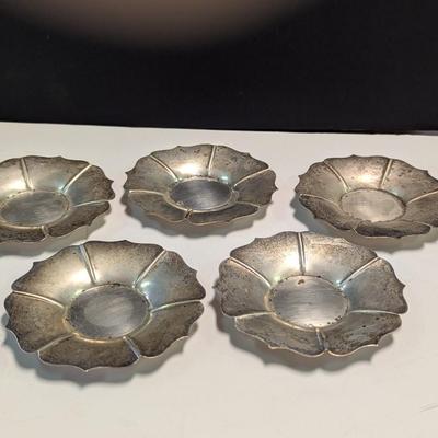 Sale Photo Thumbnail #2045: MHF Sterling Tea Cup Plates 815