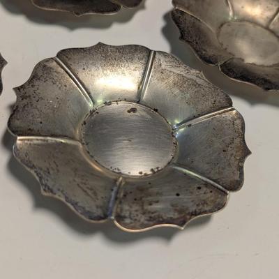 Sale Photo Thumbnail #2046: MHF Sterling Tea Cup Plates 815