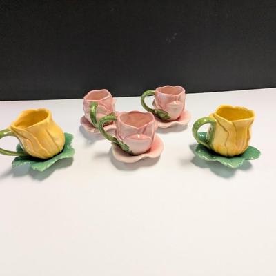 Sale Photo Thumbnail #1250: Vintage Russ Berrie & Co. Cups & Saucers #2