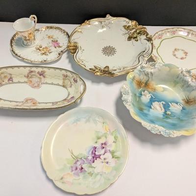 Sale Photo Thumbnail #1262: Elite Limoges Prince Regent China - J.P. L. France China #4