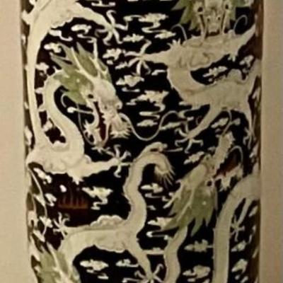 Vintage Asian Umbrella Stand