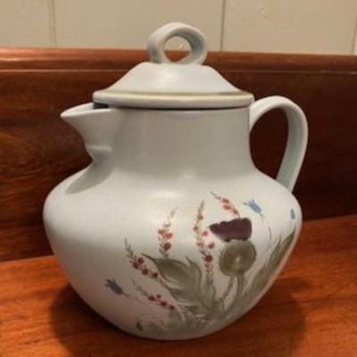 Buchan Stoneware Pottery Portobello Scotland Lidded Pitcher