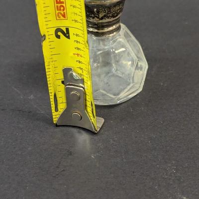 Sale Photo Thumbnail #1357: Antique Perfume Bottle With Sterling Cap