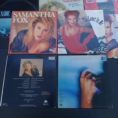 LOT 200: Vintage Eighties Vinyl - Samatha Fox, Pat Benatar, Taylor Dayne, Sade and More