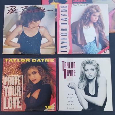 LOT 200: Vintage Eighties Vinyl - Samatha Fox, Pat Benatar, Taylor Dayne, Sade and More
