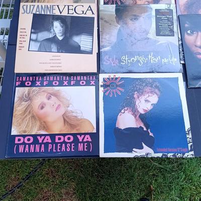 LOT 200: Vintage Eighties Vinyl - Samatha Fox, Pat Benatar, Taylor Dayne, Sade and More