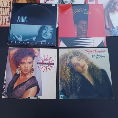 LOT 200: Vintage Eighties Vinyl - Samatha Fox, Pat Benatar, Taylor Dayne, Sade and More