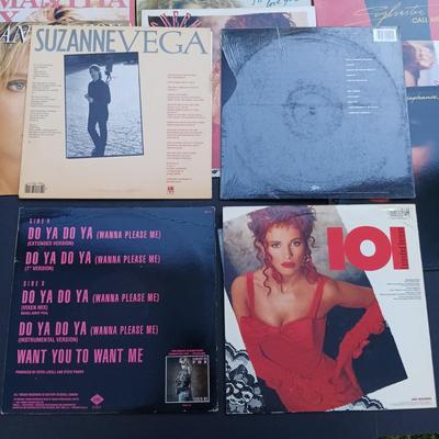 LOT 200: Vintage Eighties Vinyl - Samatha Fox, Pat Benatar, Taylor Dayne, Sade and More
