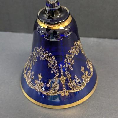 Sale Photo Thumbnail #1375: Blue Bell With Gold Trim