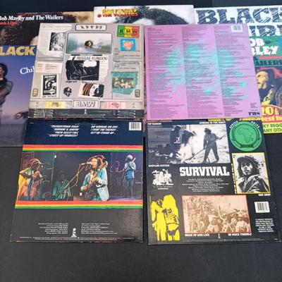 LOT 202: We Be Jammin with the Bob Marley and Black Uhuru Album Collection