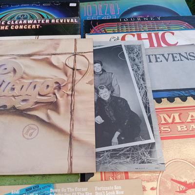 LOT 203: Vintage Vinyl Collection - Chicago, Journey, Pete Townsend, Creedence Clearwater Revival and More