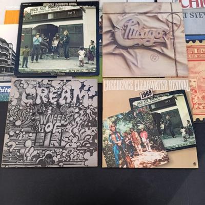 LOT 203: Vintage Vinyl Collection - Chicago, Journey, Pete Townsend, Creedence Clearwater Revival and More