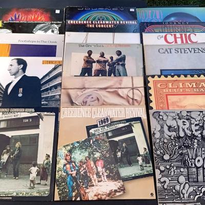 LOT 203: Vintage Vinyl Collection - Chicago, Journey, Pete Townsend, Creedence Clearwater Revival and More