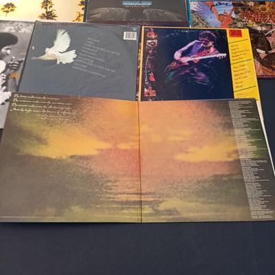 LOT 204: Collection of Santana and Eagles Vinyl