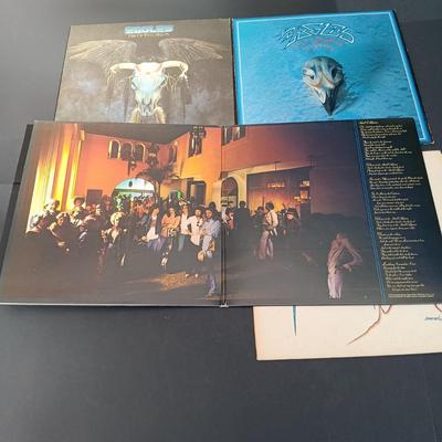 LOT 204: Collection of Santana and Eagles Vinyl