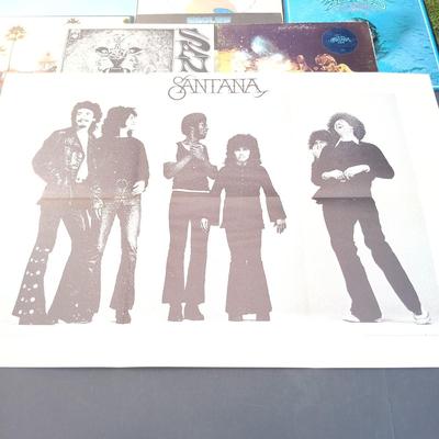 LOT 204: Collection of Santana and Eagles Vinyl