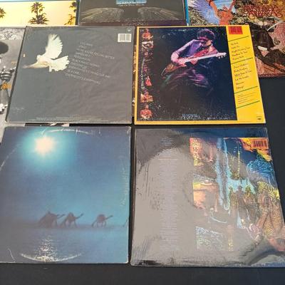 LOT 204: Collection of Santana and Eagles Vinyl