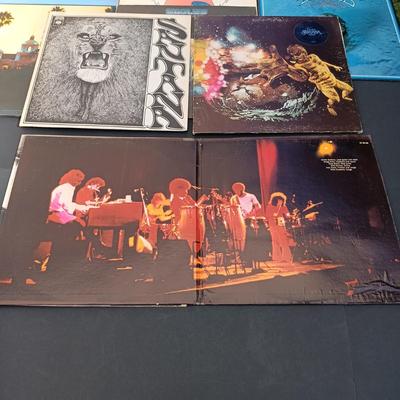 LOT 204: Collection of Santana and Eagles Vinyl