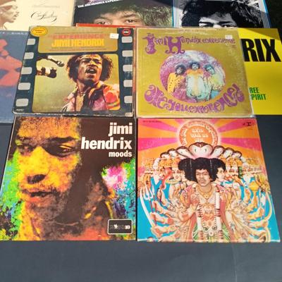 LOT 205: Jimi Hendrix Album Collection