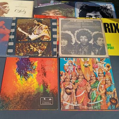 LOT 205: Jimi Hendrix Album Collection