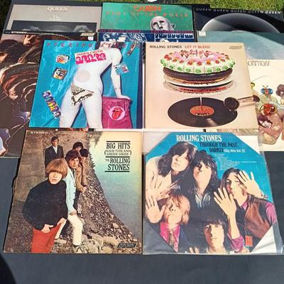 LOT 206: Classic Vintage Albums - Rolling Stones, Queen and More