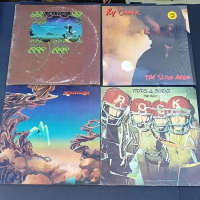 LOT 207: Let's Rock - Yes, The Who and Queen Vintage Albums