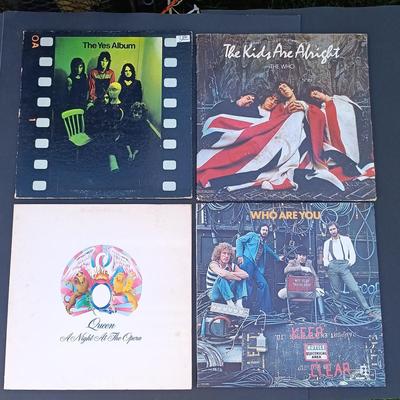 LOT 207: Let's Rock - Yes, The Who and Queen Vintage Albums