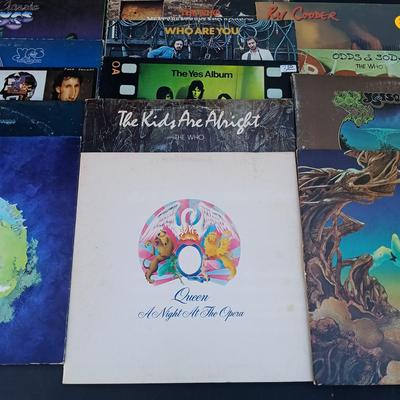 LOT 207: Let's Rock - Yes, The Who and Queen Vintage Albums