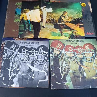 LOT 207: Let's Rock - Yes, The Who and Queen Vintage Albums