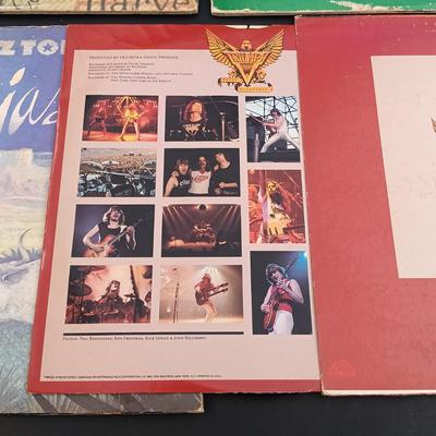 LOT 208: Collection of Vintage Vinyl Records - ZZ Top, Toto and More