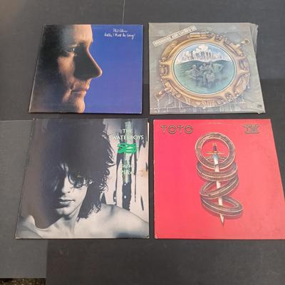 LOT 208: Collection of Vintage Vinyl Records - ZZ Top, Toto and More