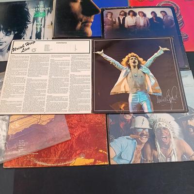 LOT 208: Collection of Vintage Vinyl Records - ZZ Top, Toto and More