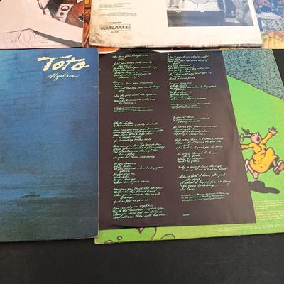 LOT 208: Collection of Vintage Vinyl Records - ZZ Top, Toto and More