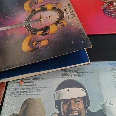 LOT 208: Collection of Vintage Vinyl Records - ZZ Top, Toto and More