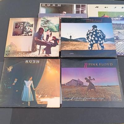 LOT 209: Vintage Albums: Pink Floyd, Rush & More