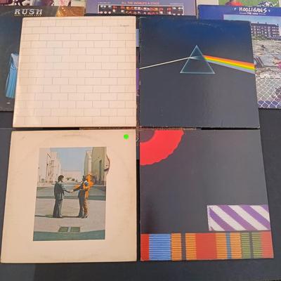 LOT 209: Vintage Albums: Pink Floyd, Rush & More