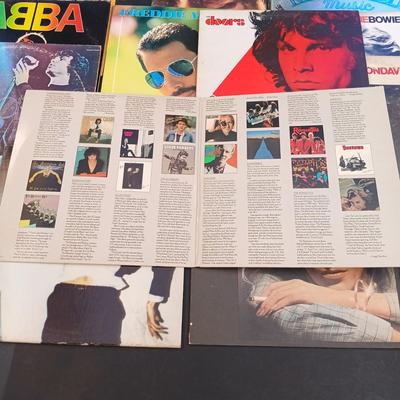 LOT 210: Vintage Albums - The Doors, David Bowie, Freddy Mercury and More