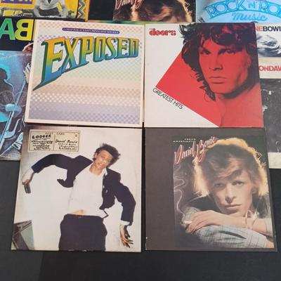 LOT 210: Vintage Albums - The Doors, David Bowie, Freddy Mercury and More
