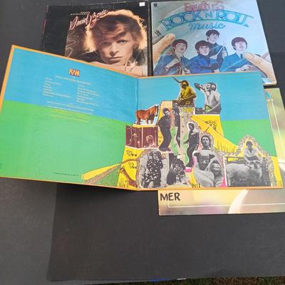 LOT 210: Vintage Albums - The Doors, David Bowie, Freddy Mercury and More