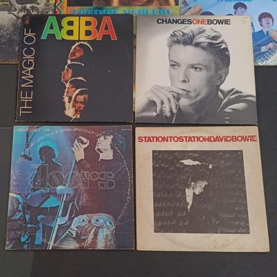LOT 210: Vintage Albums - The Doors, David Bowie, Freddy Mercury and More