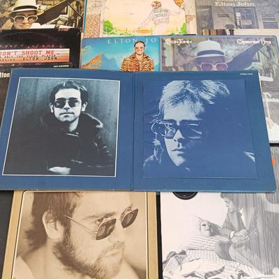 LOT 211: Billy Joel and Elton John Vinyl Collection