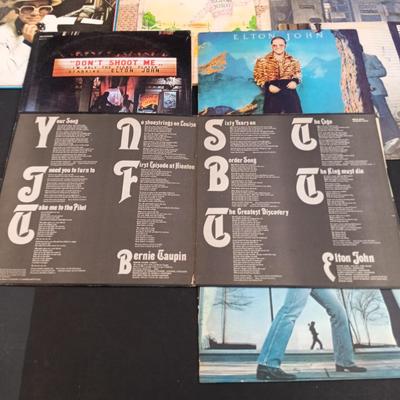 LOT 211: Billy Joel and Elton John Vinyl Collection
