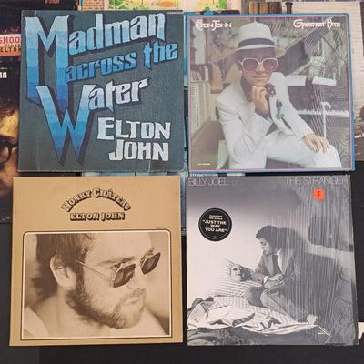 LOT 211: Billy Joel and Elton John Vinyl Collection