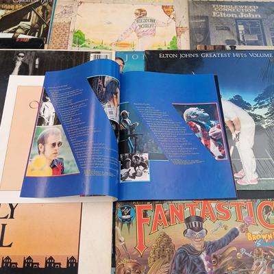 LOT 211: Billy Joel and Elton John Vinyl Collection