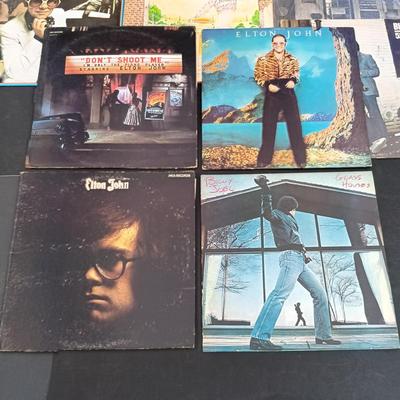 LOT 211: Billy Joel and Elton John Vinyl Collection
