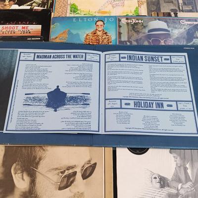 LOT 211: Billy Joel and Elton John Vinyl Collection