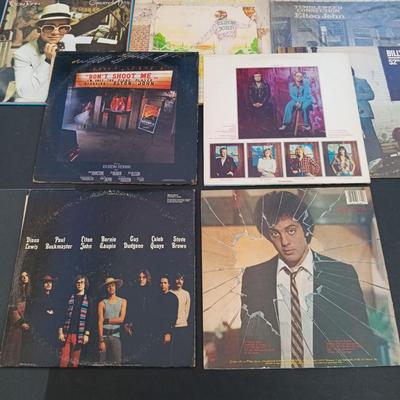 LOT 211: Billy Joel and Elton John Vinyl Collection